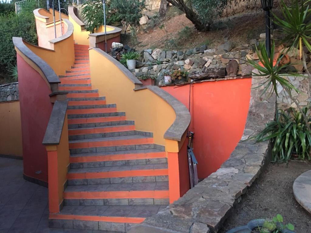 Villa Con Giardino Vista Mare 캐피타나 외부 사진