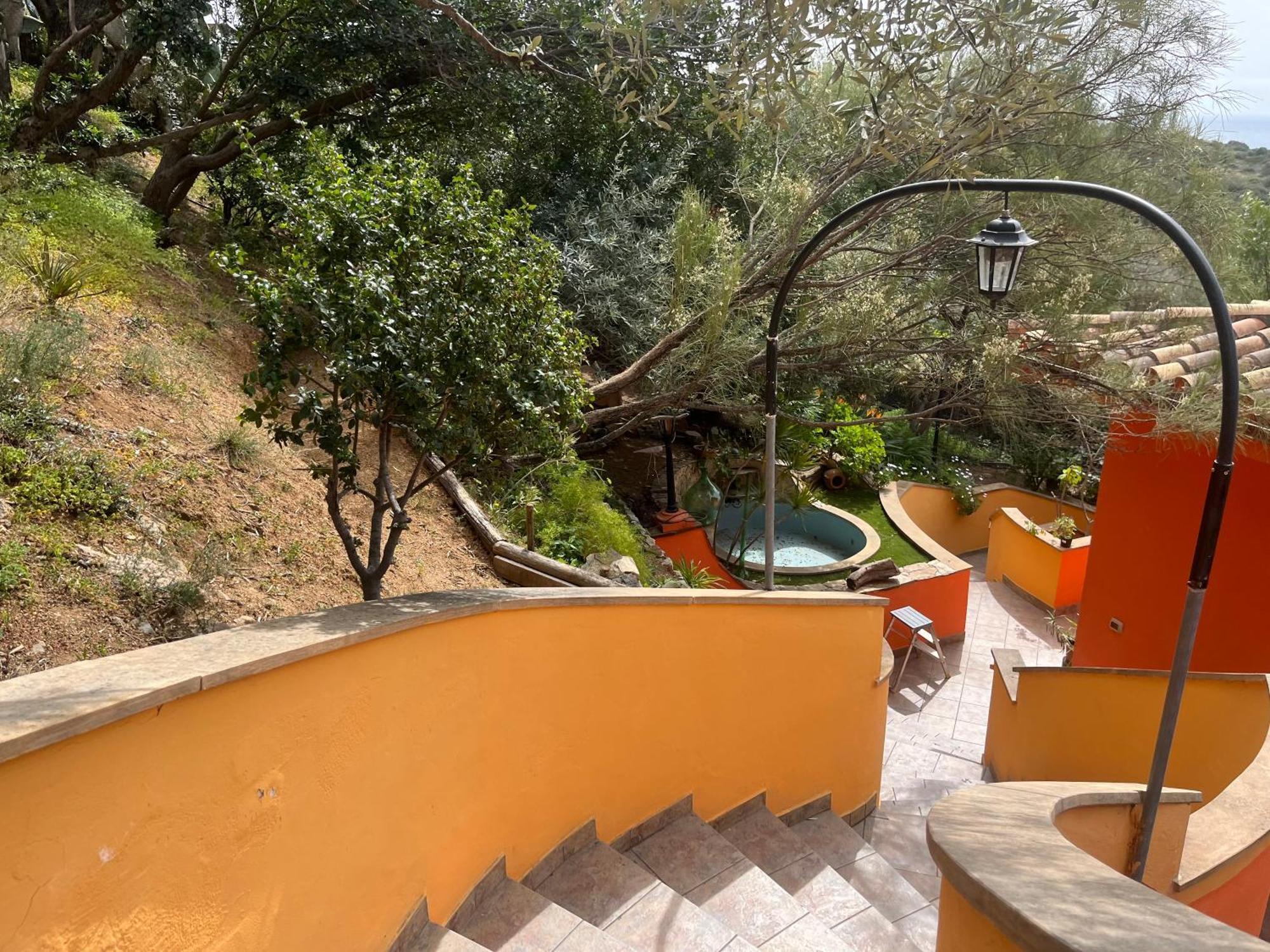 Villa Con Giardino Vista Mare 캐피타나 외부 사진