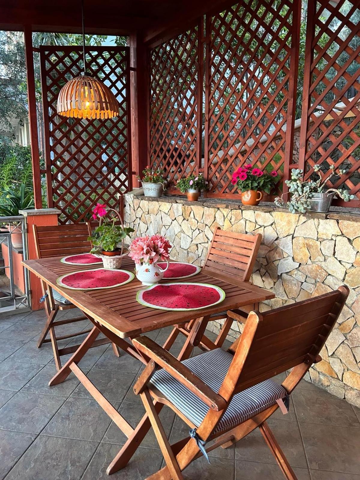 Villa Con Giardino Vista Mare 캐피타나 외부 사진